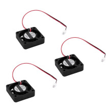 3 ventole di raffreddamento per case PC, CPU, case, PC, 12V CC, 0,1A, 2 pin, 40 mm x 40 mm x 10 mm