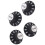 Witch Hat Knobs Top Hat Knobs Tone Volume Control Knobs for Electric Guitar Bass Amplifier Effect Pedal 1