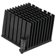 Set di 10 dissipatori di calore in alluminio compatibili con scheda madre/CPU/tubo a vuoto