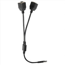 Cavo splitter Ethernet RJ45 da 1 maschio a 2 femmine compatibile con reti LAN Ethernet Super Cat5, Cat6,