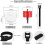 4 Pack Wire Concealer for Wall Mounted TV, Wall Cable Management Kit 3