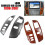Car Dashboard Air Vent Frame Panel Cover for LHD Matte Black 3