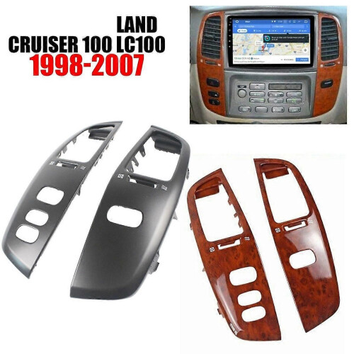 Car Dashboard Air Vent Frame Panel Cover for LHD Matte Black 2