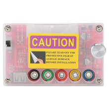 ATX Power Supply Breakout Board for MCU Electronic Component, 24 Pin Adjustable Voltage Knob