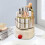 Rotating Makeup Organizer 5 Compartment Cosmetic Storage Organizer with Drawer Bathroom Desktop Orga 3