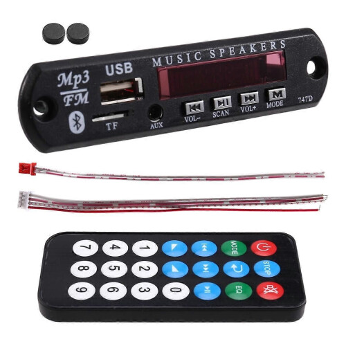 Wireless Bluetooth 5.0 Decoder Board 5.0 DC 12V MP3 WMA Audio Module 2