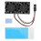 Modulo ventola di raffreddamento doppio per scheda Raspberry Pi 4B, 1200 MHz, 5 V, con colla termica. 1