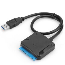 Cavo da SATA a USB 3.0 per SSD quadrati da 2,5/3,5 pollici e adattatore di conversione.
