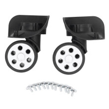 2 τεμάχια Universal Wheels Silent Shock Absorbing Travel Valice Casters