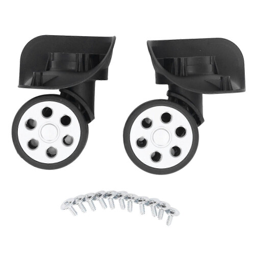 2pcs Universal Wheels Silent Shock Absorbing Travel Suitcase Casters