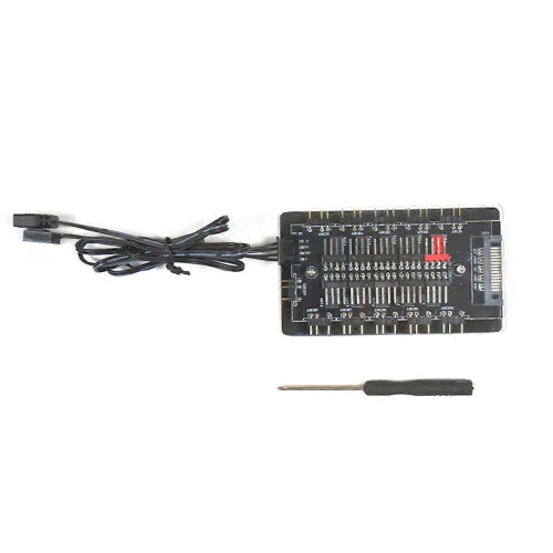 ARGB PWM HUB FAN HUB Έλεγχος θερμοκρασίας Shenguang Σύγχρονος διπλός ελ