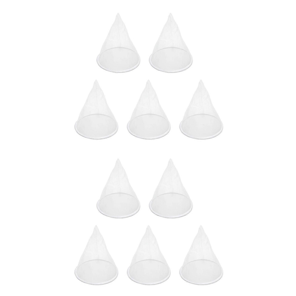 10PCS Beekeeping Equipment Bee Honey Filter Nylon Cone-Shape Honey Screener Bee Hive Bee Honey Tool