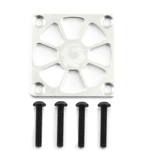 Κάλυμμα ανεμιστήρα ψύξης 30X30mm για ηλεκτρικό ανεμιστήρα ρύθμισης κινητήρα RC ασημί