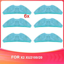 6 PCS Suitable for X2 XU2100/20 Sweeping Robot Accessories Mop Cleaning Rag Spare Parts