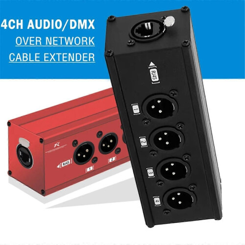 1 ζεύγος RJ45 4 καναλιών 3 ακίδων XLR ήχου/επέκταση καλωδίου δι 2