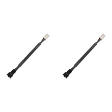 2X 3PIN PC Fan Speed Reduce Noise Extension Resistor Cable Wire CPU 3 Pin Connector for Computer CPU Fan