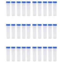 30 stuks 50 ml transparante plastic centrifugebuisjes met schaalverdeling, plastic reageerbuisjes met