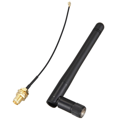 5X Κεραία 433Mhz 3Dbi GSM RP-SMA Βύσμα από καουτσούκ, αδιάβροχη κερ 1