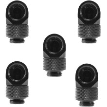 12.9Mm G1/4 Thread 90 Degree Rotary Tube Connector Fitting compatible Pc Water Cooling