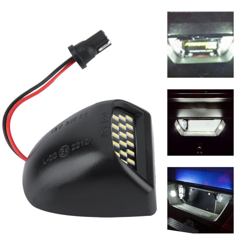 Luzes de placa de LED ultrabrilhantes, compatíveis com diversos modelos, carcaça em ABS resistente e à prova d'água para Chevrolet Silverado e 1