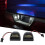 Luzes de placa de LED ultrabrilhantes, compatíveis com diversos modelos, carcaça em ABS resistente e à prova d'água para Chevrolet Silverado e 3
