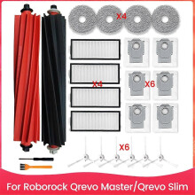 Zestaw akcesoriów do robota odkurzającego Qrevo Master/Qrevo Slim Główne szczotki boczne Filtry HEPA