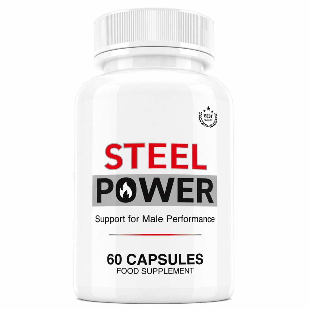 Supplement Paradise Steel Power Capsules For Men 60 Capsules