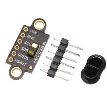 Módulo sensor de tiempo de vuelo de alcance VL53L1X 3V-5V Módulo de placa de extensión de medición de