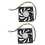 2X 70X70X15mm 12V 4 ακίδων PWM PC υπόθεση υπολογιστή ψύξης ανεμιστήρα ψύξης CPU μαύρο 1