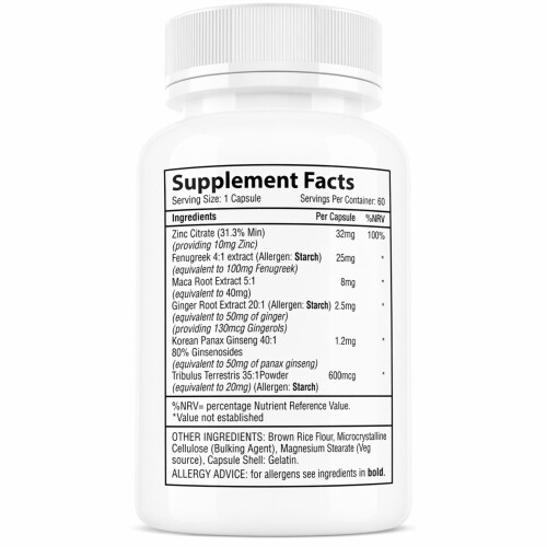 Steel Power Capsules for Men 60 Capsules 2