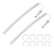 2Pcs Silicone Tube Sleeve 5V 3PIN ARGB Luminous Sleeve Water Cooling Raditor Tube Soft Tube Computer Case Decoration