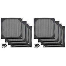 140mm Desktop Computer Case Fan Dust Filter Grills Dustproof Case Cover with Screws, Aluminum Frame