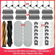 Zestaw akcesoriów do X50 Ultra Complete/X50 Master/L50 Pro Ultra/V50 Ultra Szczotka Filtr Mop Tkanina