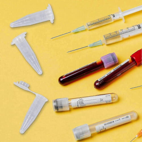 100 τεμάχια 1,5 ml διαφανείς πλαστικοί μικροδοκιμαστικοί σωλ 2