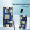4G HUB Expansion Board Air780e Networking Module 4G CAT1 LTE Ethernet Module for Zero Dedicated 3