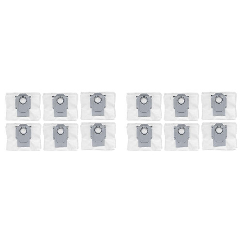 12PCS Σακούλα σκόνης συμβατή με ανταλλακτικά Roborock Q10 S5 / Q10 S5+