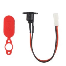 M365 Electric Scooter Accessories Charging Port Plastic Waterproof  Waterproof Plug Complete Set