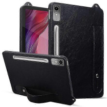 Tab P12 Case with Hand Strap, Kickstand, Leather Cover for Tablet