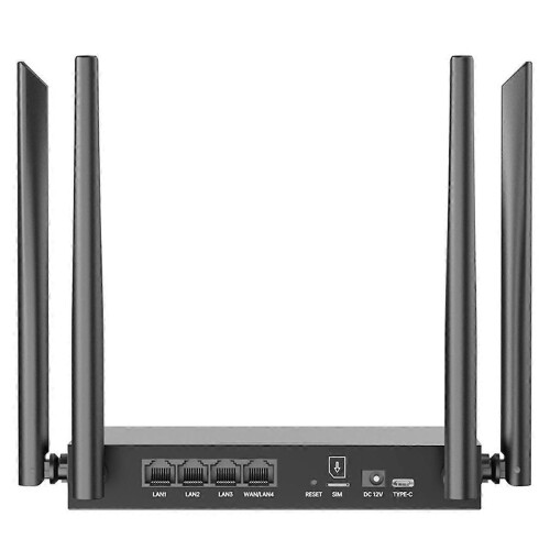 Βιομηχανικός δρομολογητής 4G LTE WiFi6 286Mbps ασύρματος δρομολ 2