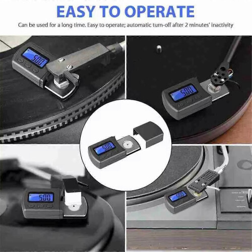 High- Vinyl Record Player Dedicated Needle Pressure Gauge Stylus Measuring Ruler Level Ruby Stylus A 2