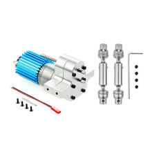 RC Car Metal Gearbox 370 Motor Upgrade Kit for WPL MN Crawlers  Torque OffRoad