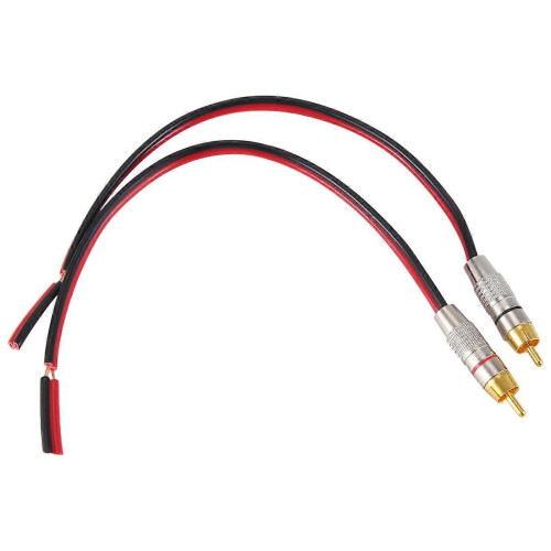 Speaker Cables to Plugs Adapter, 2-Channel (1 Foot) 1