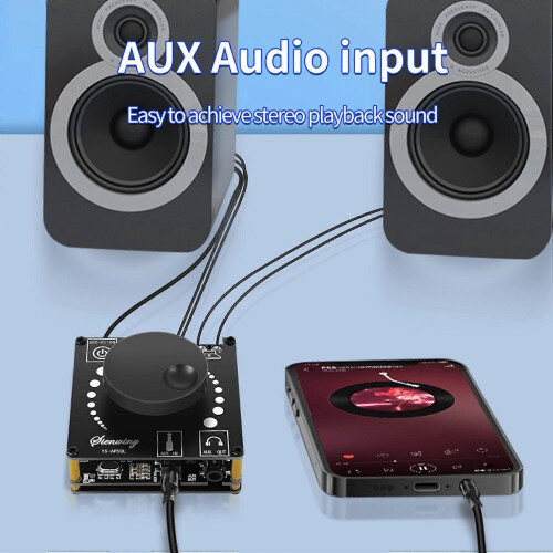 -AP50L Ψηφιακή πλακέτα ενισχυτή Bluetooth Mini έκδοσης 50W+50W HIFI υψηλής 2