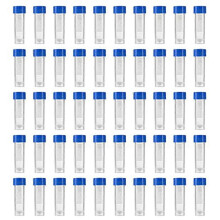 200Pcs 5Ml Plastic Graduated Vial Storage Container Test Tubes