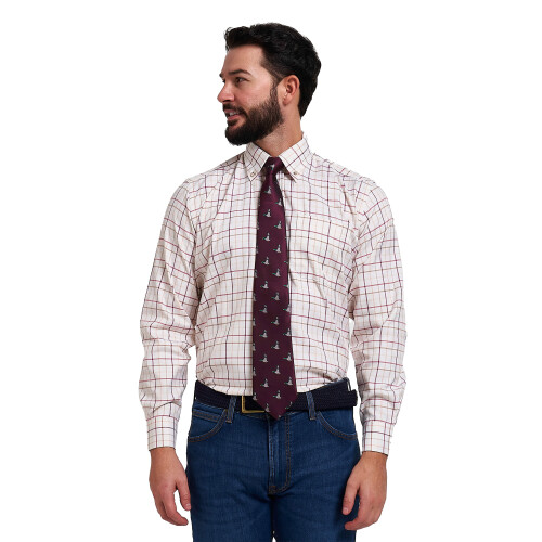JACK PYKE JACK PYKE Countryman Tie Duck Wine 1