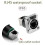 10PCS Ethernet Rj45 Chassis Socket NE8FDP Ethernet Pass Through Connector IP65 Waterproof E 2