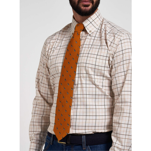 JACK PYKE JACK PYKE Partridge Silk Tie Mustard 2