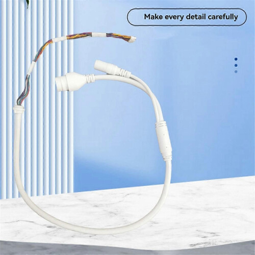 Ethernet LAN Cable 10 Pin 10 Core PoE RJ45 Network Cable for IP Camera, High-Speed Data Transfer 1