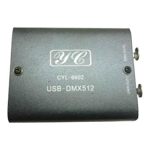 512-Channel USB to DMX512 LED Light -Stage Lighting Module Stage Lighting Controller Mini Decoder 2