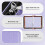 Hardcover Sticker Organizer Binder Reusable B 4